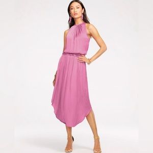 Ramy Brook Satin Orchid Pink Dress